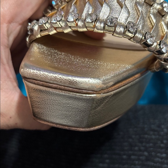 Sam Edelman Gold Platform Heels - Picture 8 of 9